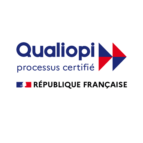 Logo Qualiopi, certification qualité des organismes de formation