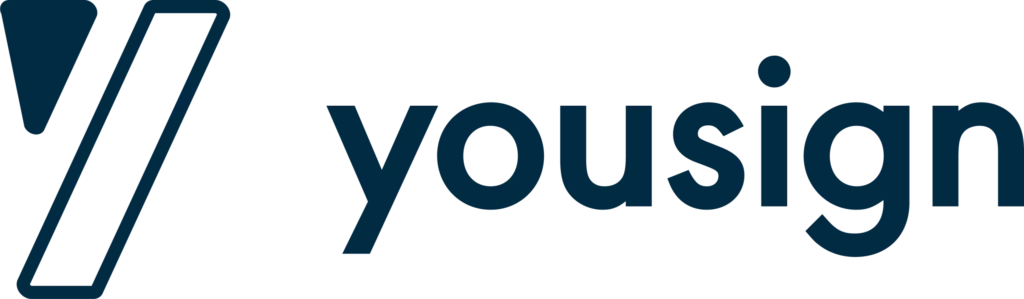 Logo Yousign, solution de signature électronique connectée à KMélia